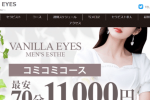 バニラアイズVANILLA EYESのトップページ画像