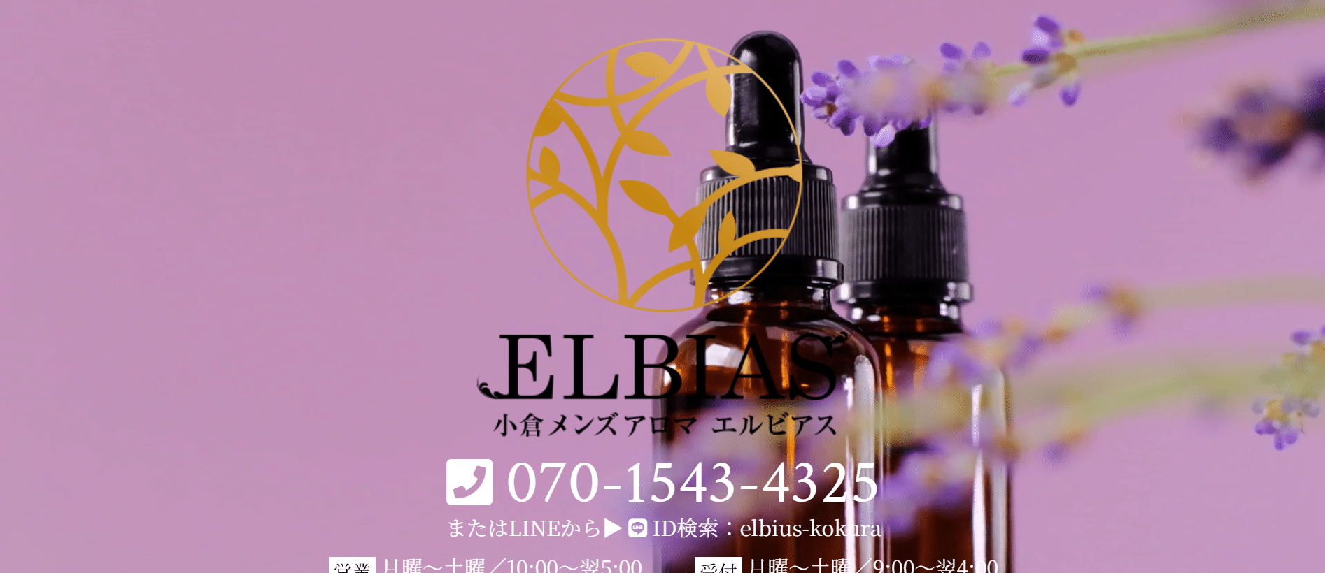 エルビアスELBIASのトップページ画像