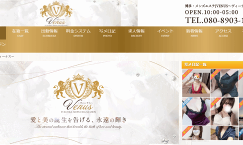 ヴィーナスVENUSのトップページ画像