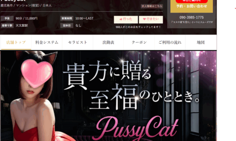 『プッシーキャット(PuccyCat)』体験談。