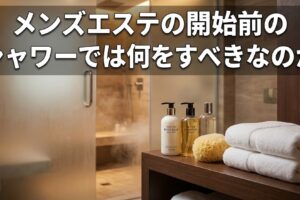 メンズエステでのシャワーとは