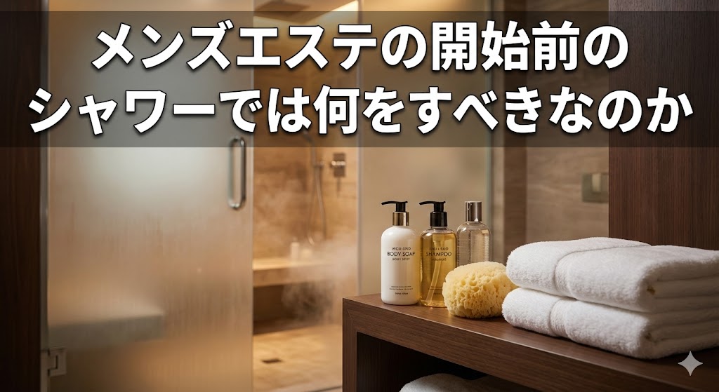 メンズエステでのシャワーとは ‣ メンズエステ体験談・口コミなら|男のお得情報局 メンズエステでのシャワーとは