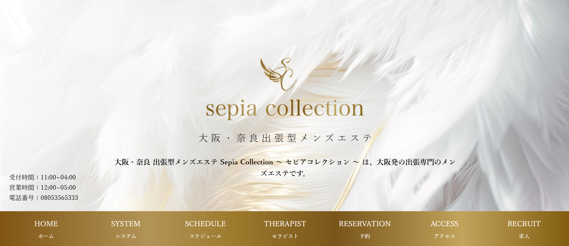 セピアコレクションsepia collectionのトップページ画像 セピアコレクションsepia collectionのトップページ画像