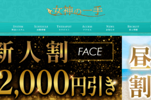 女神の一手のトップページ画像