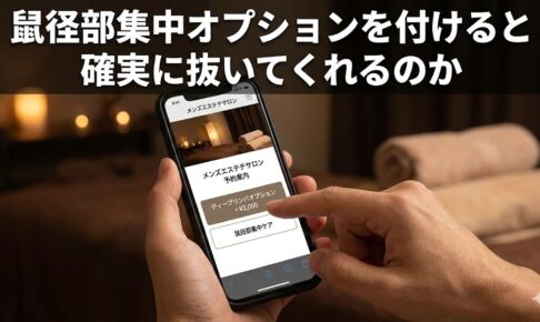 オプション追加で抜いてもらえるのか