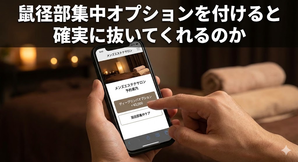 オプション追加で抜いてもらえるのか ‣ メンズエステ体験談・口コミなら|男のお得情報局 オプション追加で抜いてもらえるのか