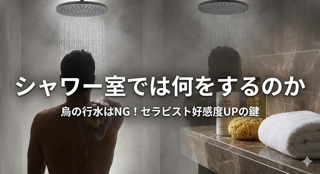 シャワーではなにをするのか シャワーではなにをするのか