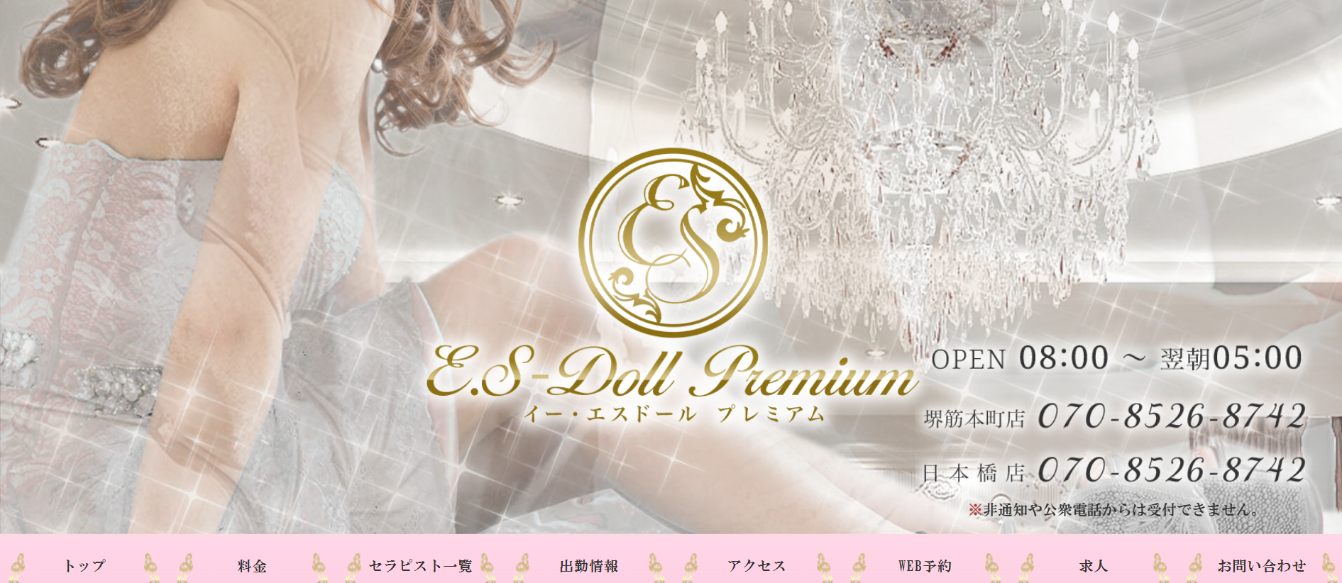 イーエスドールプレミアムES Doll Premiumのトップページ画像 イーエスドールプレミアムES Doll Premiumのトップページ画像