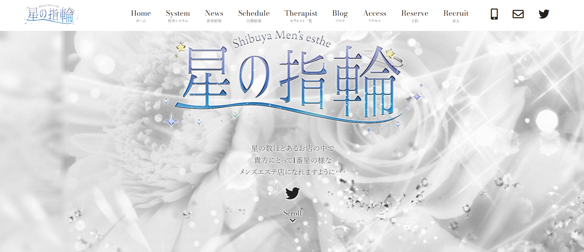 星の指輪Hoshi no Yubiwaのトップページ画像 星の指輪Hoshi no Yubiwaのトップページ画像