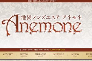 anemone ‣ メンズエステ体験談・口コミなら|男のお得情報局 anemone